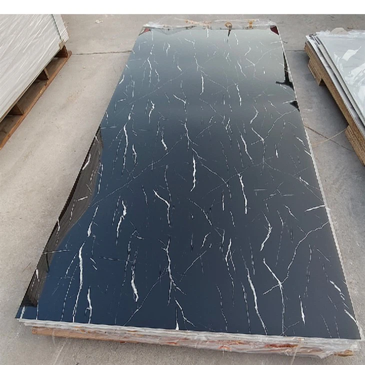 1220 * 2440 mm PVC marmorist leht seinakaunistuseks